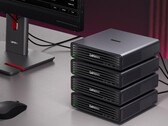Legfeljebb négy Lenovo ThinkCentre X Ultra mini PC összevonható egy nagy teljesítményű mesterséges intelligencia szerverré.