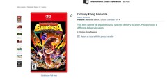 A Nintendo újra az Amazonon van játékokkal és kiegészítőkkel, köztük Switch 2 exkluzív játékokkal. A képen az egyik játéklistát láthatjuk. (Kép forrása: Képernyőkép - Amazon)