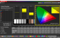 CalMAN ColorChecker-rel kalibrálva