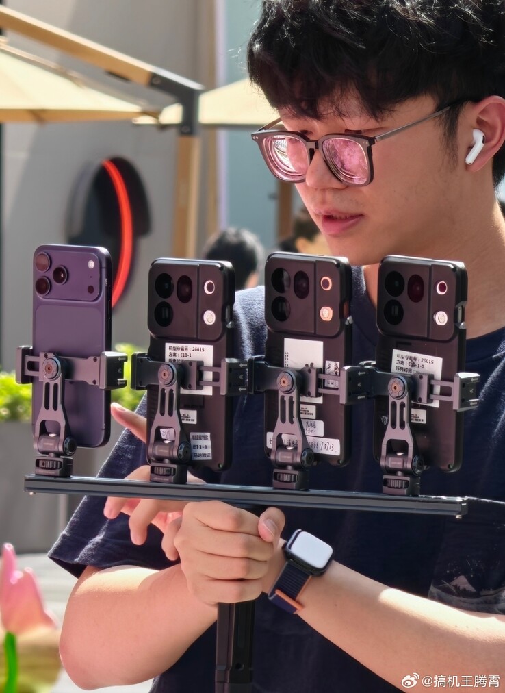 Az Oppo Find X10 sorozat állítólagos kémfotói.