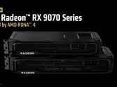 Az AMD Radeon RX 9070 XT és RX 9070 RDNA 4 GPU-k teljes teljesítményt mutatnak be. (Kép forrása: AMD)
