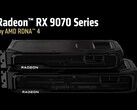 Az AMD Radeon RX 9070 XT és RX 9070 RDNA 4 GPU-k teljes teljesítményt mutatnak be. (Kép forrása: AMD)