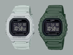 A Casio bemutatta a W-218H-3BV és a W-218H-8BV órákat (a képen). (Kép forrása: Casio, szerk.)