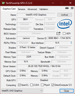 GPU-Z Intel UHD Graphics 620