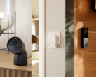 Balról jobbra (a képen): a Philips Hue Secure 2K vezetékes kamera, a Hue Smart Chime és a Hue Secure vezetékes videós ajtócsengő. (Kép forrása: Philips - Szerk.)