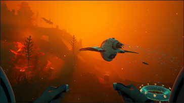 A képen: A Subnautica 2 játékmenetéről készült screenshot.