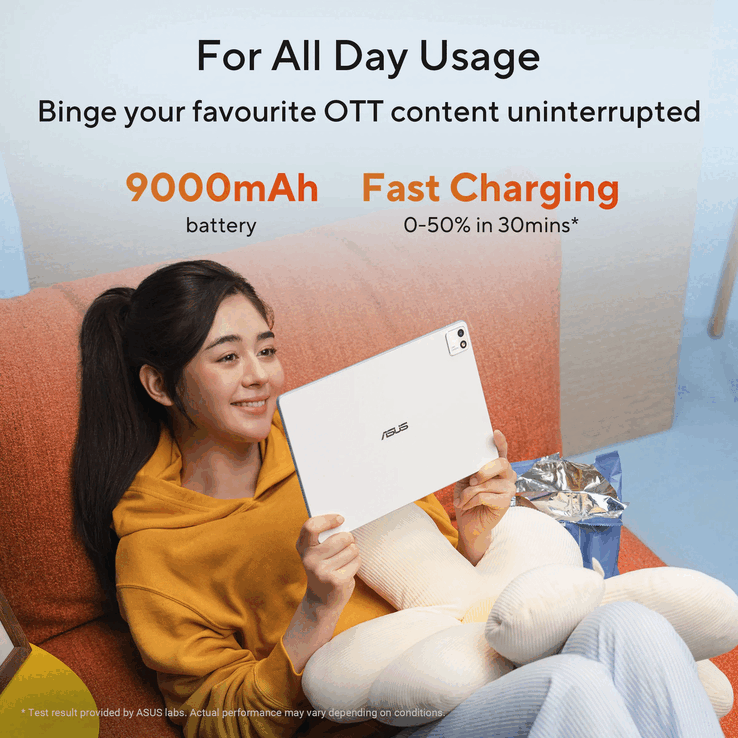 A Pad T3201 egy tisztességes, 9 000 mAh-s akkumulátorral büszkélkedhet
