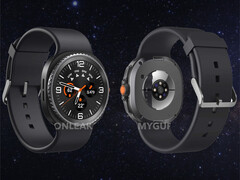 A Galaxy Watch8 Classic a Galaxy Watch6 Classic és a Galaxy Watch Ultra dizájnját egyesíti egy készülékben. (Kép forrása: OnLeaks & SammyGuru)