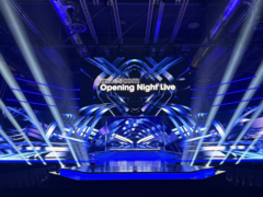 A Gamescom Opening Night Live színpadának felvétele (kép forrása: Geoff Keighley X)
