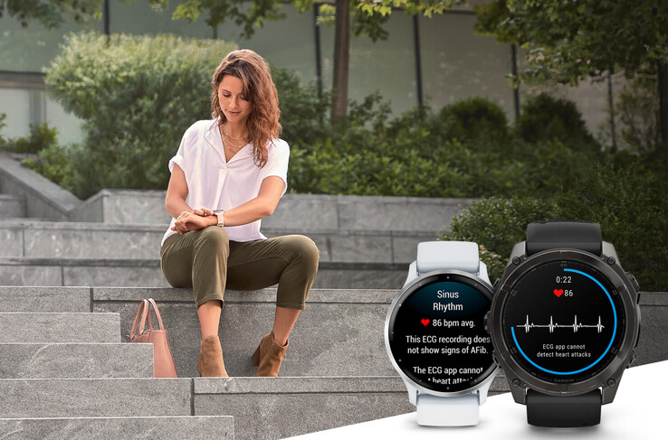 A Garmin EKG alkalmazás. (Kép forrása: Garmin)