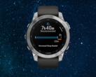 A Garmin alvás-edzővel (a képen) kapcsolatos probléma megoldódott az új Fenix 7 béta frissítéssel. (Kép forrása: Gamin)