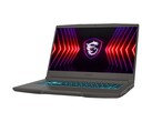 MSI Thin 15 gamer laptop háttérvilágítású billentyűzettel és sárkánypajzs logóval. (Kép forrása: MSI)