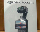 DJI Osmo Pocket 4 kiszivárgott kiskereskedelmi csomagolás.