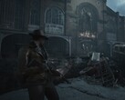 A The Sinking City 2 játékmenetéből származó képernyőkép, amelyen a főszereplő, Calvin Rafferty látható.
