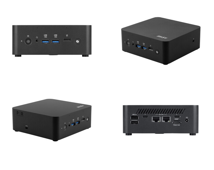 Az MSI Cubi mini PC egészséges I/O lehetőségeket kínál. (Kép forrása: MSI)