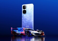 Az iQOO Neo 10 Pro+ stílusos, pixelekkel nyomtatott hátlappal rendelkezik. (Kép forrása: Vivo)
