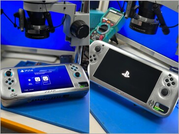 A PS4 kézi konzol V2 kezdőképernyője.