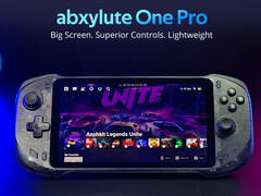 Az Abxylute One Pro egy Android-energiával működő kézi számítógép, amely felhőalapú játékra és távoli játékra készült. (Kép forrása: Abxylute)