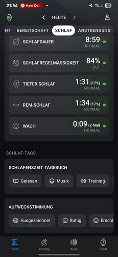 Amazfit Active2 alvás