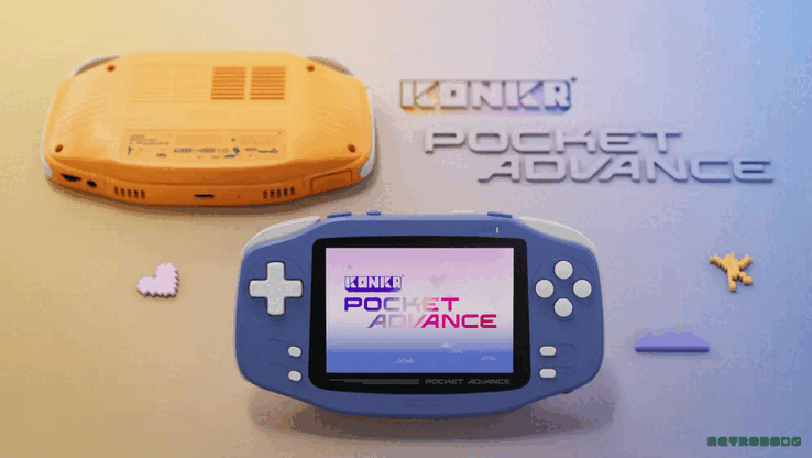 A Konkr Pocket Advance narancssárga és indigó színben lesz kapható.