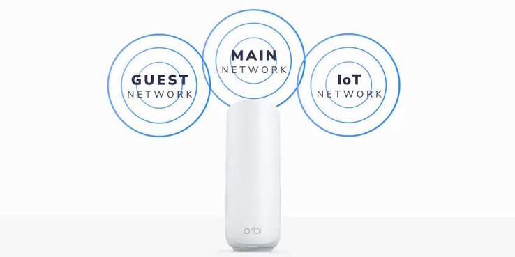 Ezek a WiFi 7 mesh eszközök több különálló hálózatot is létrehozhatnak (Kép forrása: Netgear)