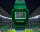 A G-Shock x Beijing Guoan Football Club karóra egy limitált példányszámú termék. (Kép forrása: Casio via Weibo)