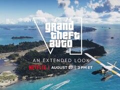 A GTA 6 Netflix Extended Look című sorozatának szalagcímét mutatja