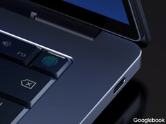 A Googlebook laptopokat Intel Qualcomm és MediaTek processzorok hajtják majd. A képen: egy Google márkájú laptop promóciós renderelése.