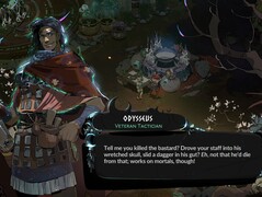 A képen: Odüsszeusz, az első benyomások alapján hasonló szerepet tölt be, mint Achilles az első játékból. (Kép forrása: Supergiant Games)