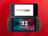 A 2DS/3DS második képernyős Switch 2 kiegészítőjének mockupja (Kép forrása: Nintendo of America szerkesztéssel)