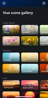 Az új Spring Breeze jelenetek a Philips Hue alkalmazásban. (Kép forrása: Philips Hue)