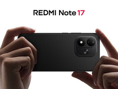 A Redmi Note 17 ára Kínában körülbelül 191 dollárnál kezdődik. A képen: a telefon hátulját bemutató promóciós fotó.