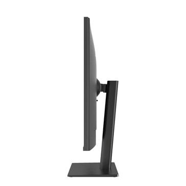 A monitor oldalsó nézete.