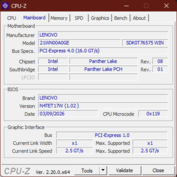 CPU-Z alaplap