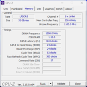 CPU-Z memória