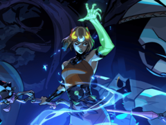 A képen: Melinoë varázsol. (Kép forrása: Supergiant Games)