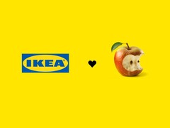 Az IKEA a közösségi médiában egy képpel (fenti kép) ugratott meg egy Äpple-hez kapcsolódó bejelentést. (Kép forrása: IKEA a Facebookon keresztül)