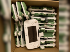 A GoFundMe képe a Sega UK rajtaütésből származó Nintendo Wii U Devkits prototípusát mutatja (kép forrása: GoFundMe)