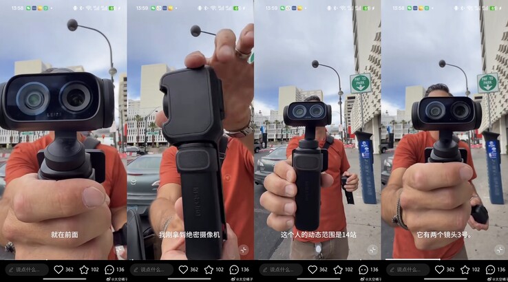 Insta360 Luna Ultra - hivatalos gyakorlati előnézeti képek.
