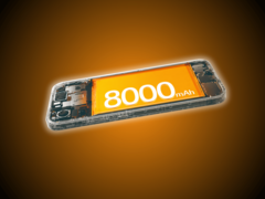 Az Oppo K14 Plus 8 000 mAh-s akkumulátorral rendelkezik.