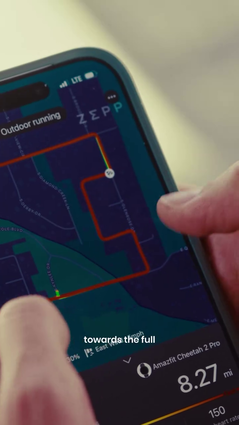 Tiszta: Ezt a tevékenységet a Cheetah 2 Pro készülékkel rögzítettük