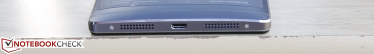 Bottom: Micro-USB port