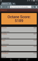 Octane 2.0: szintén az előző benchmarknál látottakról kíván meggyőzni.