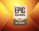 Jelenleg öt játék érhető el ingyenesen az Epic Games Store-ban, a képen látható logóval.