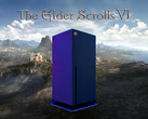 Az Elder Scrolls 6 bannerje, amelyen egy Xbox konzol látható