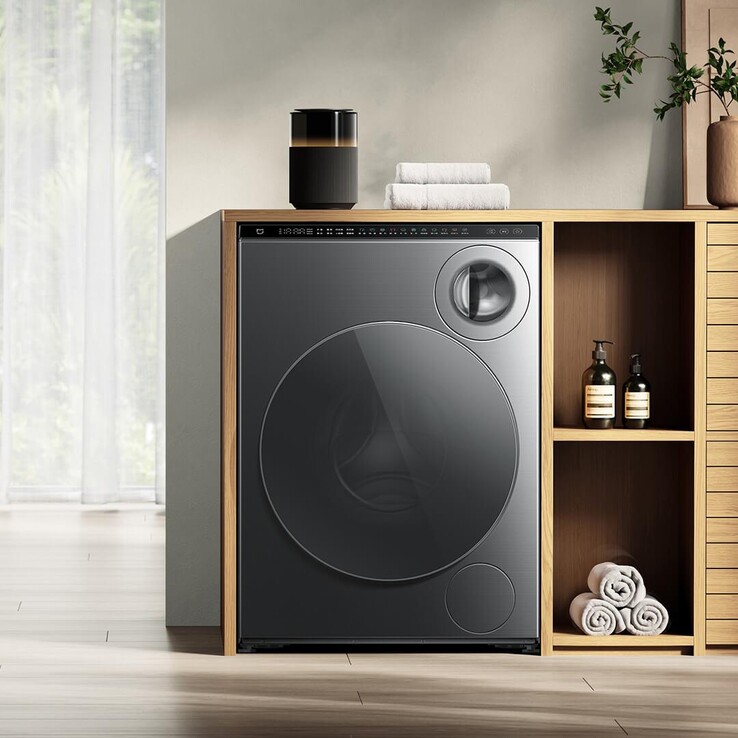 A Xiaomi Mijia kétzónás mosógép 10 kg-os dobja (Kép forrása: Xiaomi)