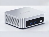 A képen a Peladn WO5 304 mini PC ezüst színű változata látható. 