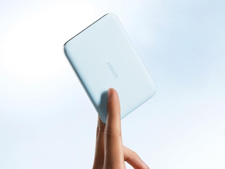 Anker Nano Power Bank (5K, MagGo, Slim) kék színben