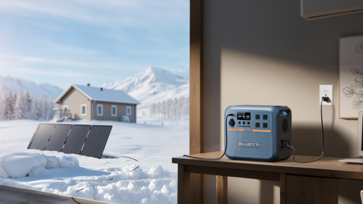 A Bluetti Pioneer Na hordozható tápegység támogatja a kettős AC + Solar gyorstöltést (Kép forrása: Bluetti)