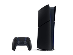 A PS5 Midnight Black színben.